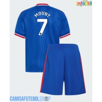 Camisa de time de futebol Manchester United Mason Mount #7 Replicas 2º Equipamento Infantil 2026-27 Manga Curta (+ Calças curtas)